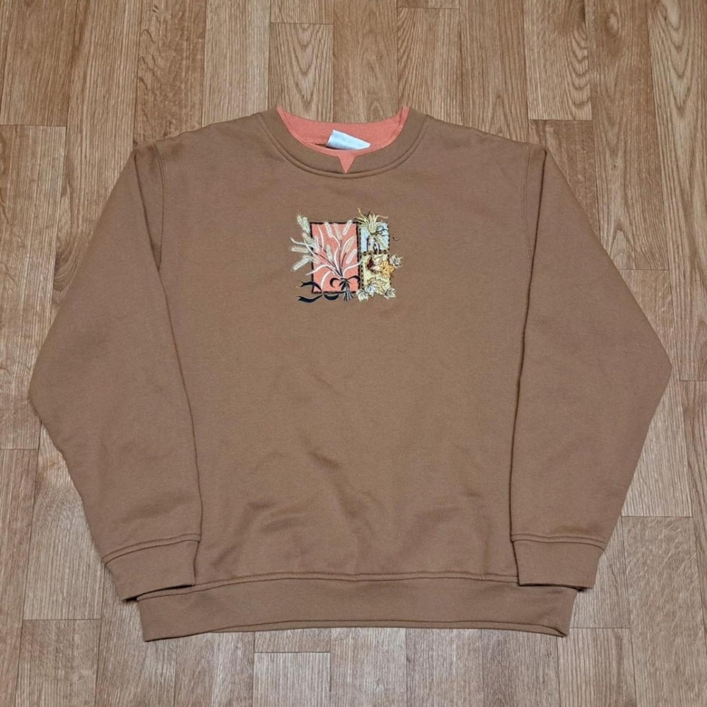 Vintage Hastings & Smiths fall embroidered sweatshirt Size Medium